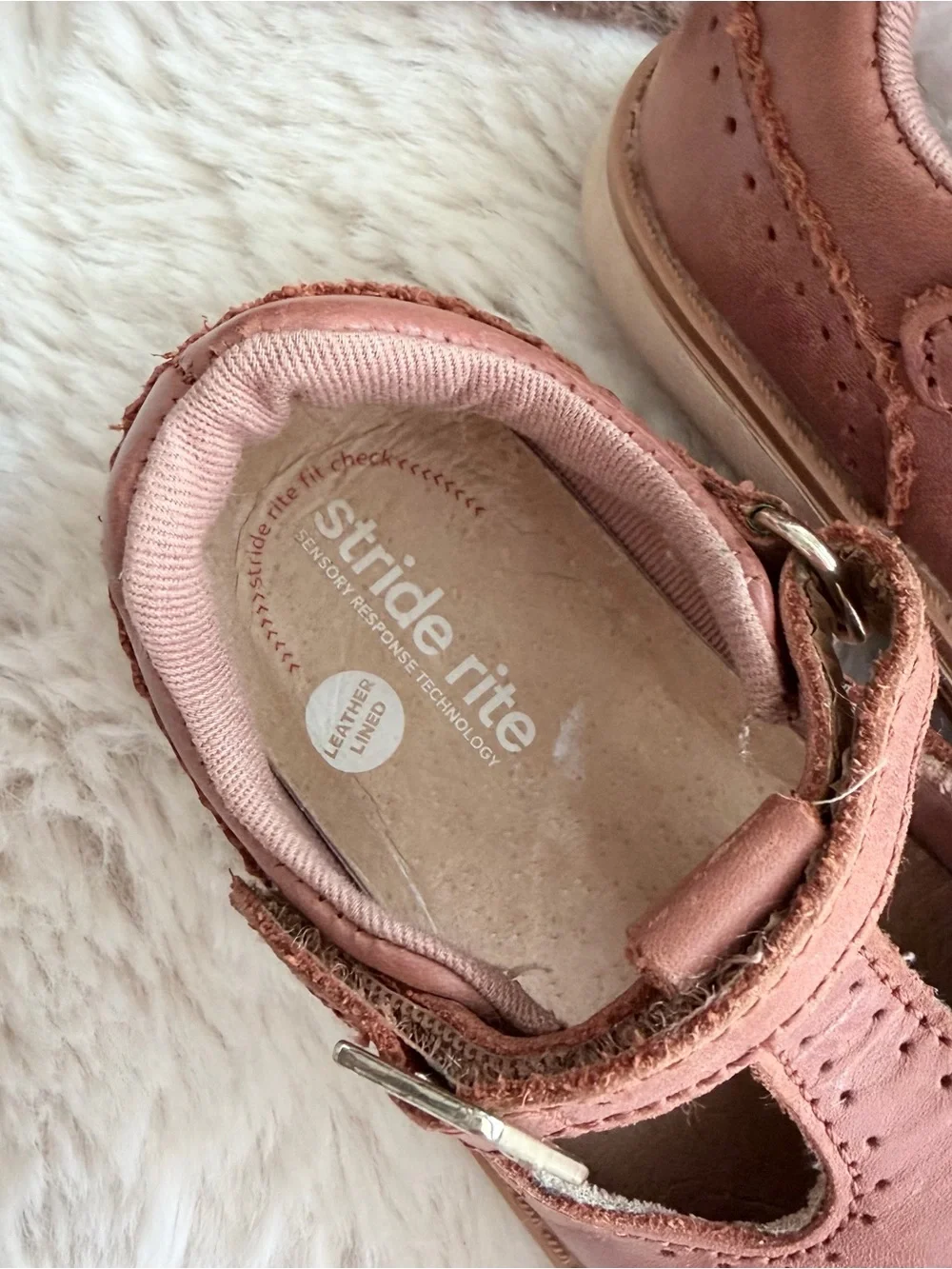 Stride Rite Girls' Leather Mary Jane Shoes Size 6W